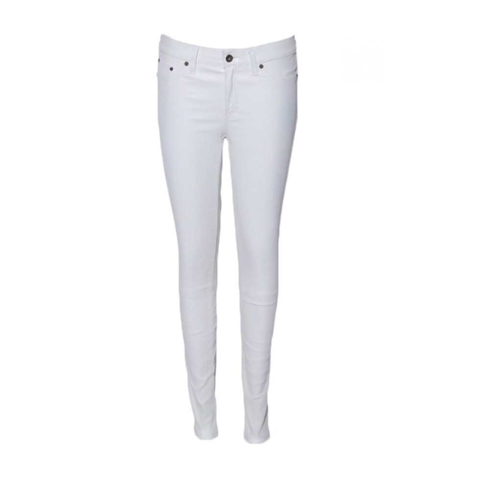 Rag & Bone Leather Coated Skinny Jeans